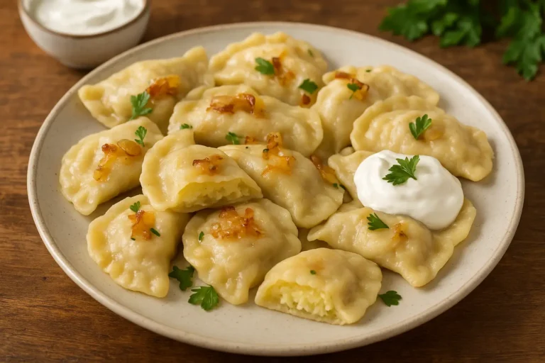 authentic Polish pierogi